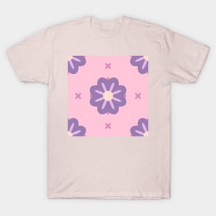 Flower seamless pattern drawing T-Shirt